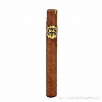 1,800 Puffs Dark Brown Appearance Disposable Electronic Cigar, 152mm Length and 18.5mm Diameter